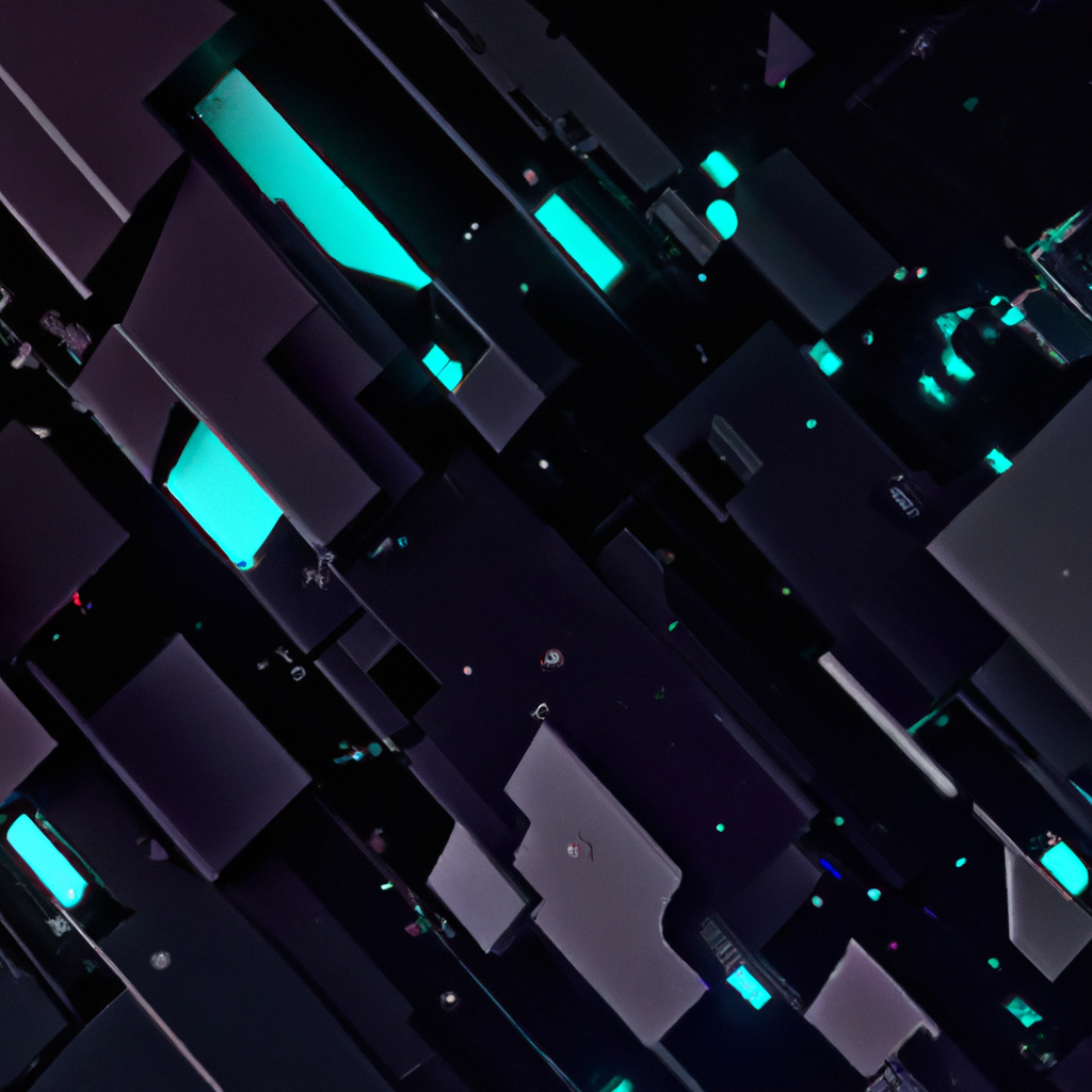 Абстрактный стеклянный интерфейс с голографическими элементами и мягкими градиентами